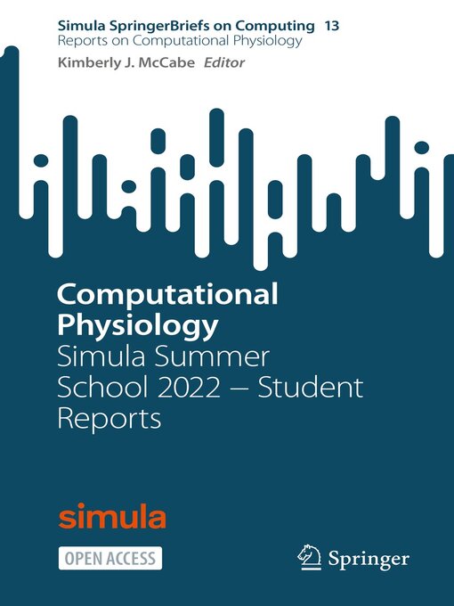 Title details for Computational Physiology by Kimberly J. McCabe - Available